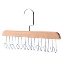 Organiseur cintre multifonction suspendu en bois