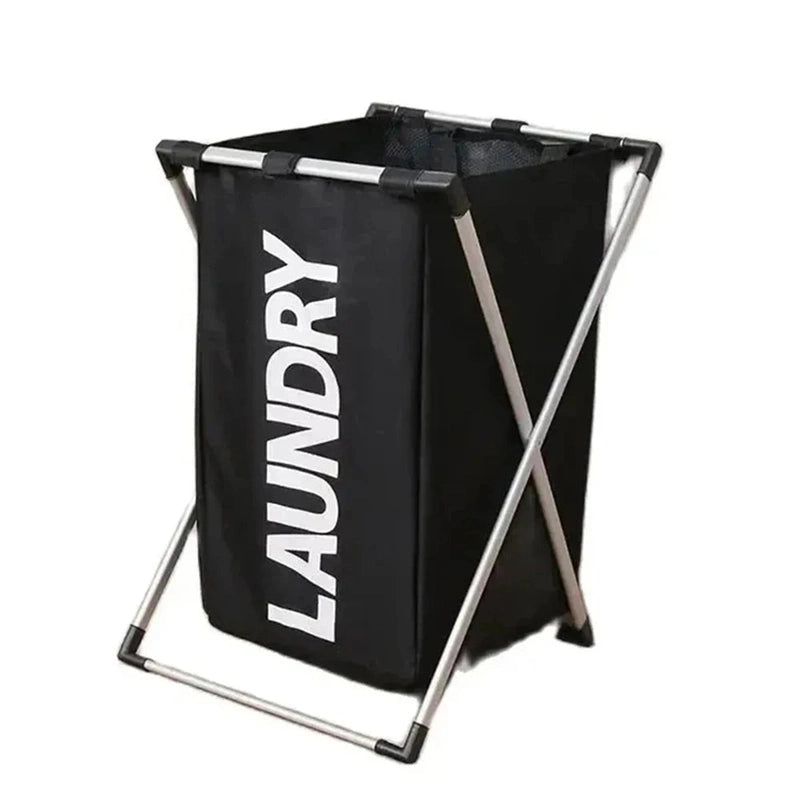 Panier à linge en tissu 3 compartiments pliable