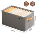 Panier de rangement pliable avec couvercle