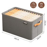 Panier de rangement pliable avec couvercle