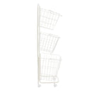 Panier à linge 3 niveaux avec roulettes