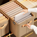 Panier de rangement pliable avec couvercle