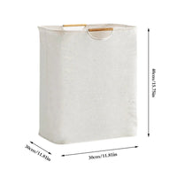 Panier à linge pliable grande capacité avec poignées