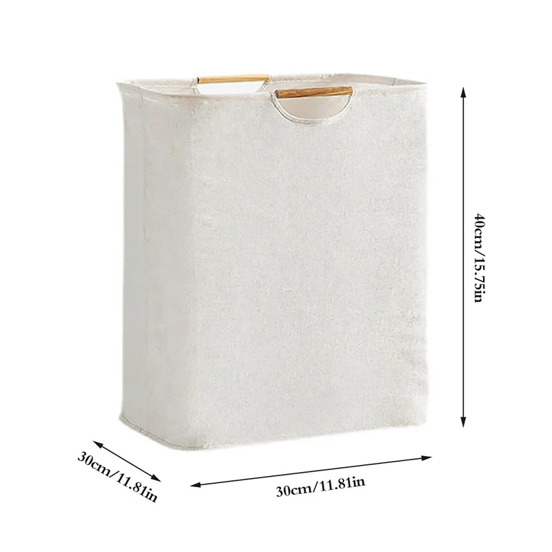 Panier à linge pliable grande capacité avec poignées