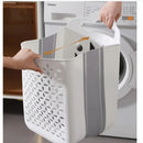 Panier à linge mural pliable en plastique