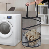 Panier à linge pliable en maille aérée