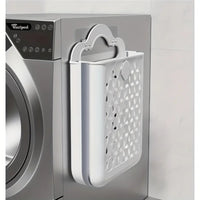Panier à linge mural pliable en plastique
