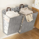 Panier à linge adhésive mural pliable