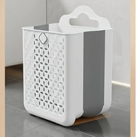 Panier à linge mural pliable en plastique