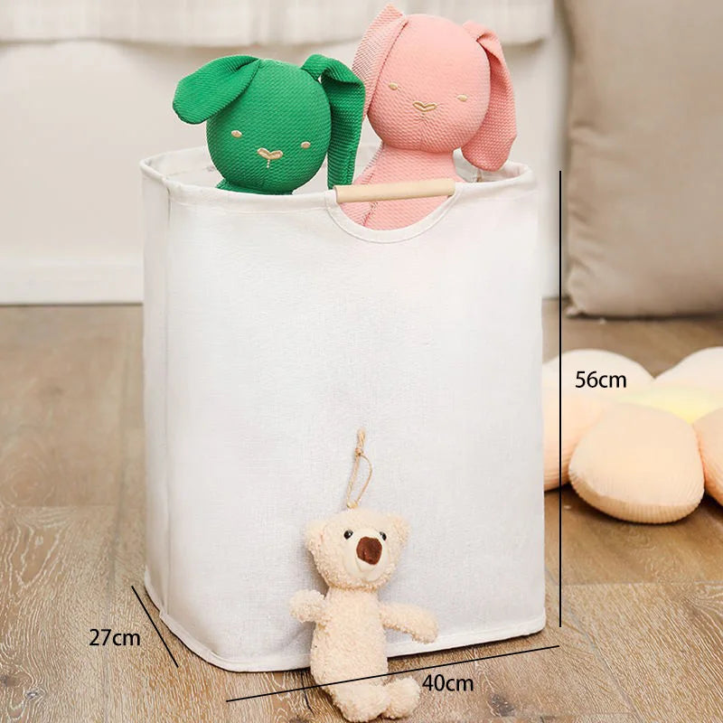 Panier à linge en coton pliable et imperméable