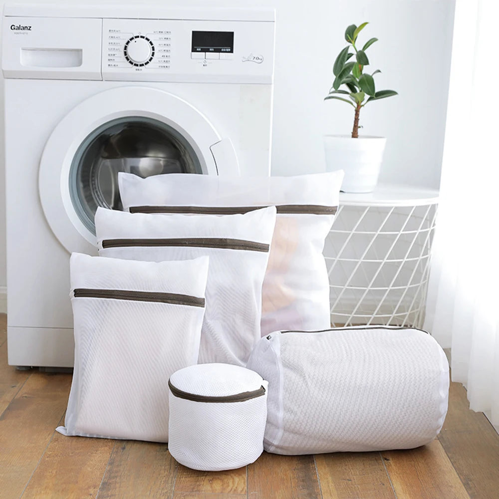 Filet de lavage en maille blanc