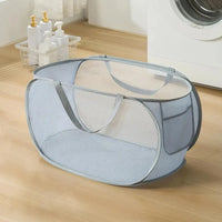 Panier à linge pliable mural compact