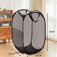 Panier à linge pliable mural compact