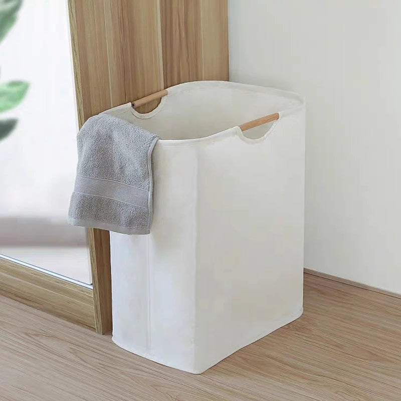 Panier à linge pliable grande capacité avec poignées