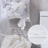 Panier à linge en maille mural pliable