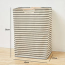 Panier à linge en coton pliable et imperméable