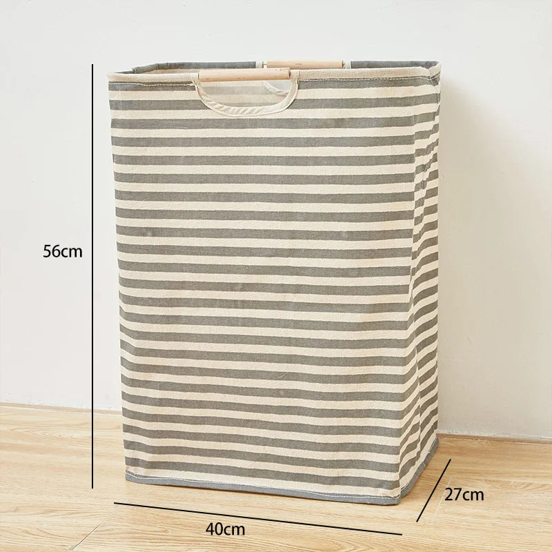 Panier à linge en coton pliable et imperméable