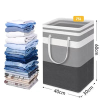 Panier à linge pliable en tissu imperméable