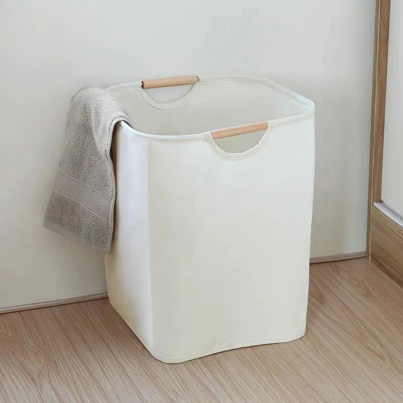 Panier à linge pliable grande capacité avec poignées