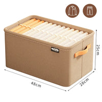 Panier de rangement pliable avec couvercle