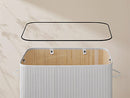 Panier à linge en bambou avec couvercle - 150L
